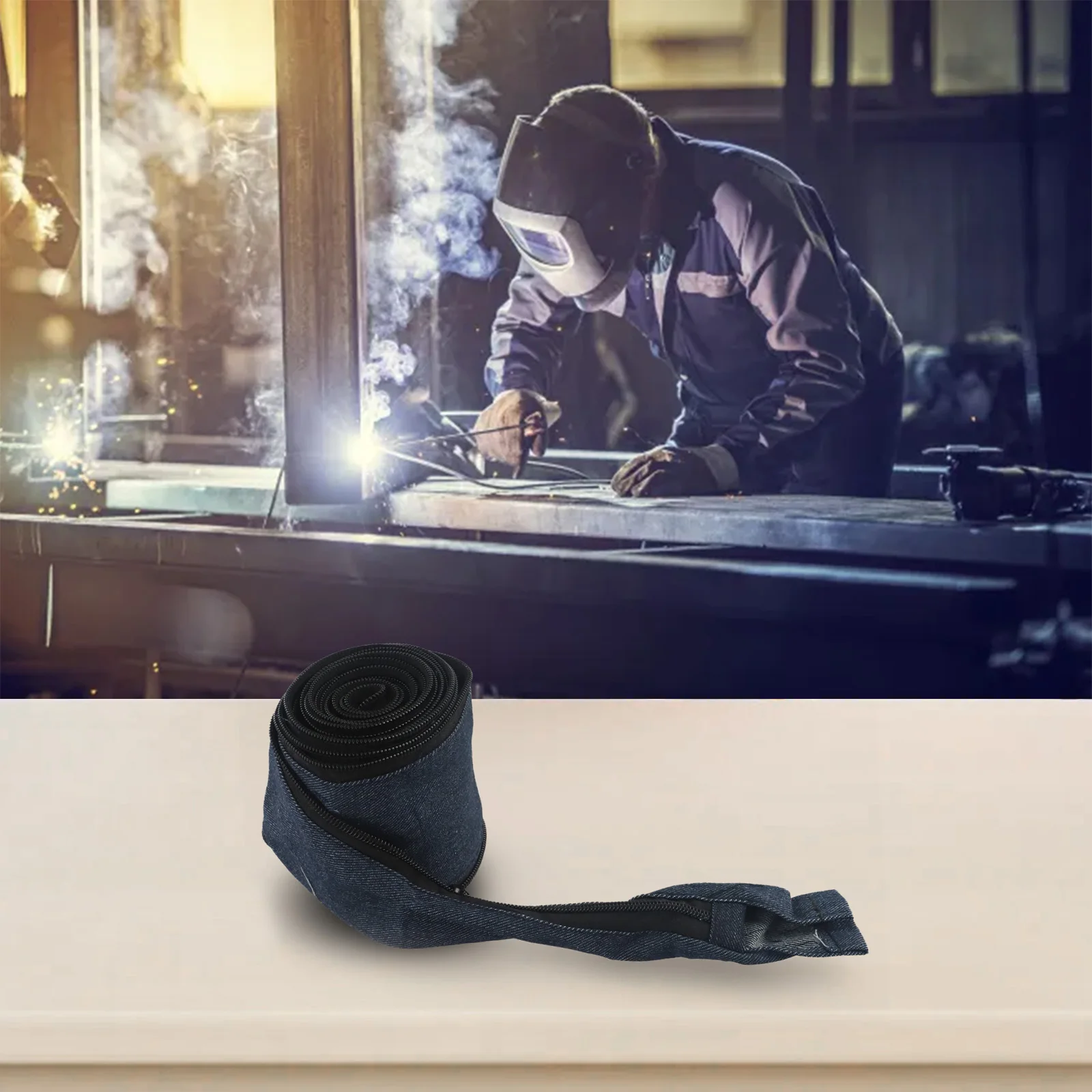 New Practical Cable Cover Cable Sheath 9/17# Series Blue Flexible For Air-cooled Cutting Torch With Pull Chain