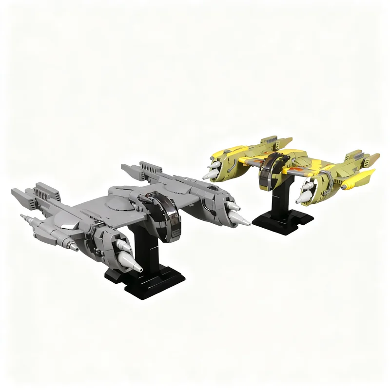 2708 Piezas MOC, Juguete de Construcción Personalizado, Modelo Magnaguard Starfighter Cad Bane Xanadu Blood, Inspirado en la Película Batalla Espacial, Ideas Creativas DIY, Regalos