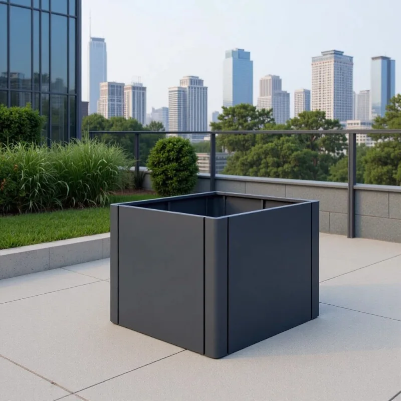 Flower box combination outdoor groove large commercial street scenic landscape flower community altar courtyard landscaping