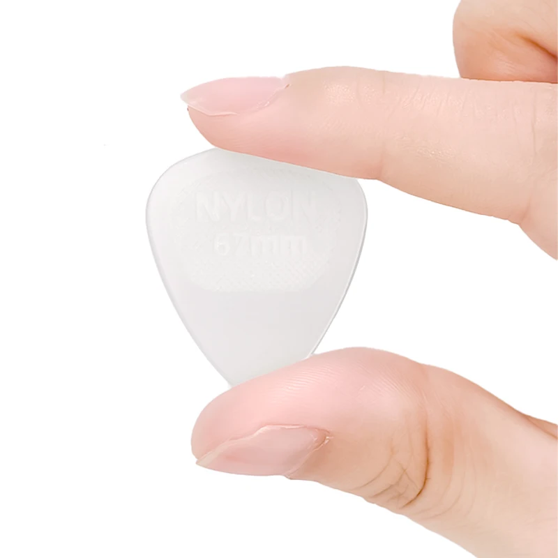 Dunlop Nylon Glow Standard Guitar Picks 446R 0.53/0.67/0.80/0.94/1.07/1.14 mm Glow-In-The-Dark Warm Flexible Pick