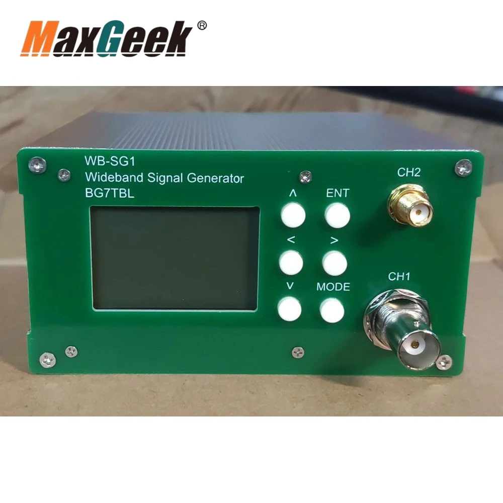 

WB-SG1 20MHz-9.5GA Wideband Signal Generator Built-in OCXO Adjustable Output Power Support Data Input with 1.7-inch Screen