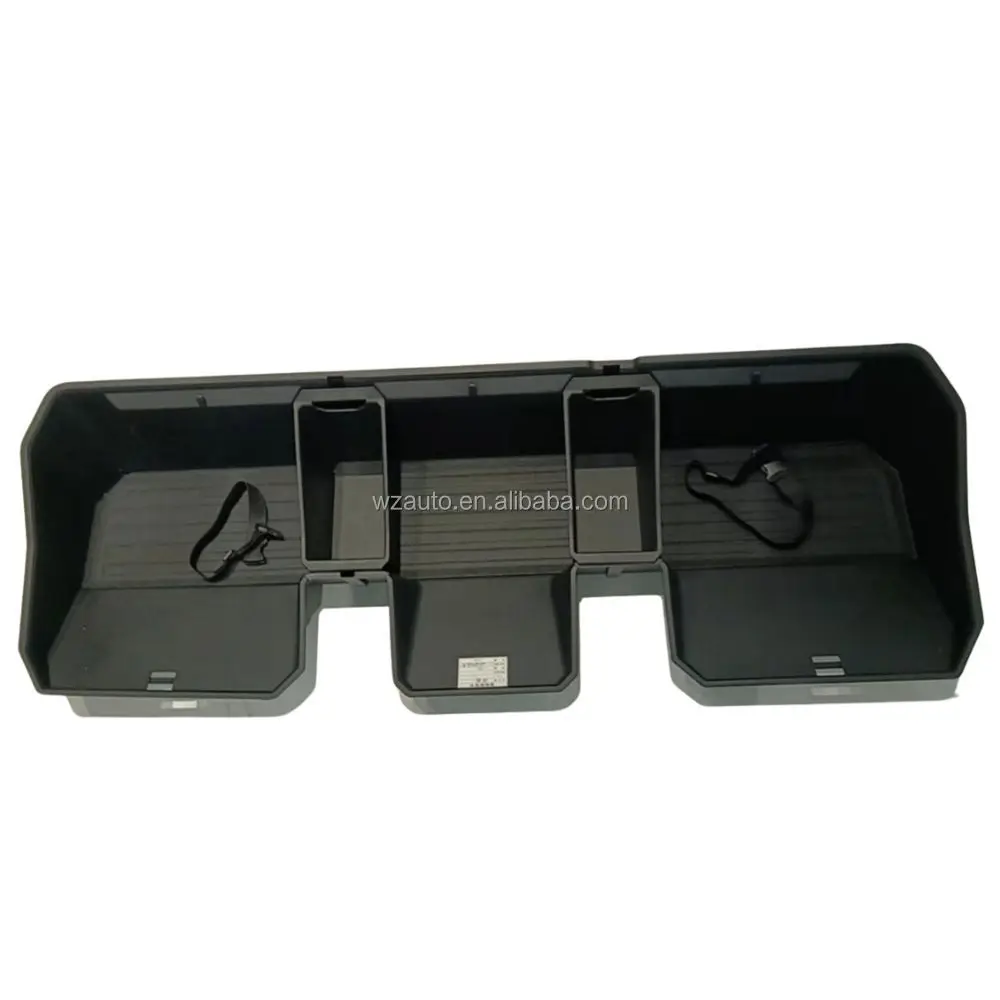 

WZAUTO Car Interior Accessories TPE Rear Under Seat Storage for 2024 Tesla Cybertruck Second-Row Sub-Chair Box Container