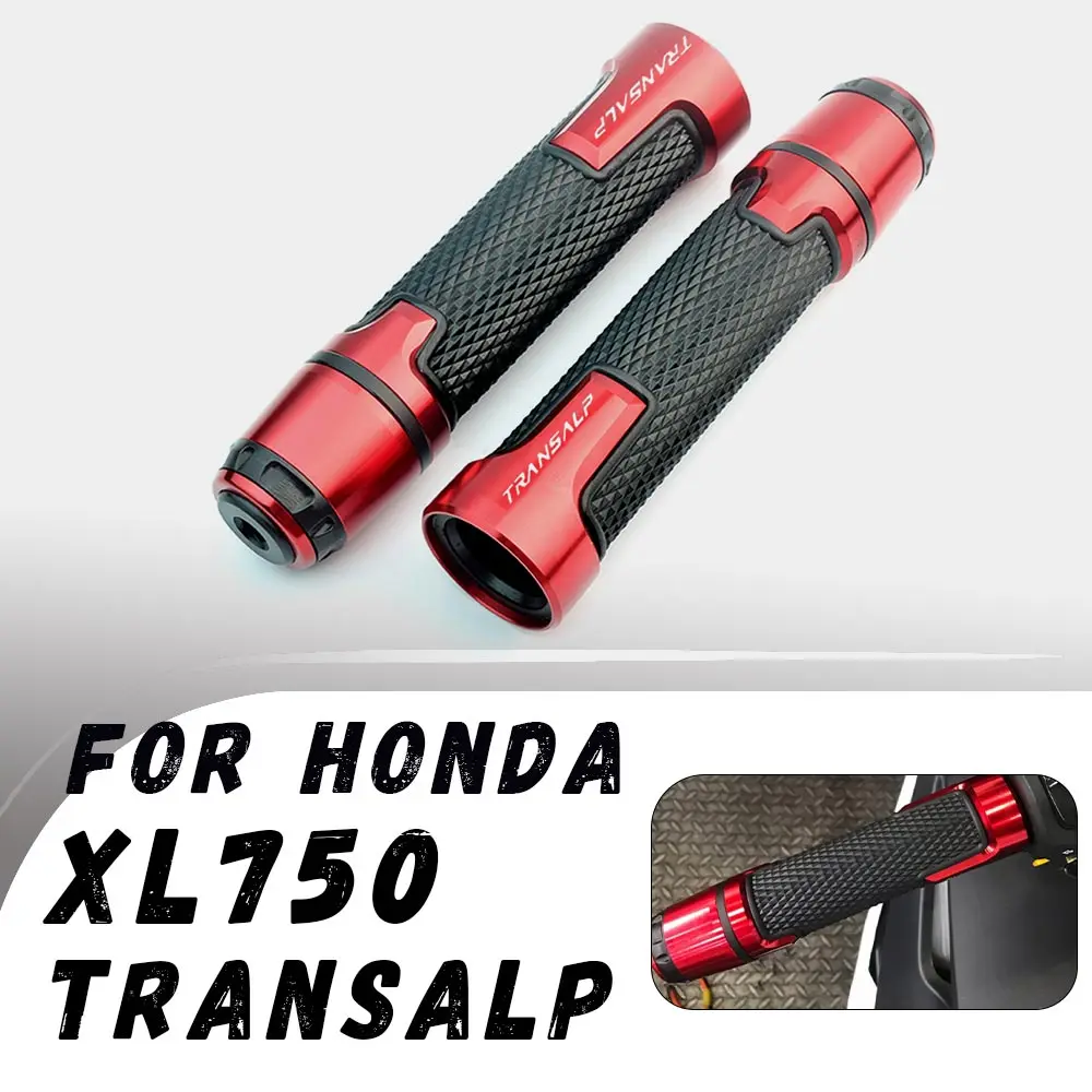 

For Honda XL750 Transalp 2023 Motorcycle Non Slip Handlebar Grip Throttle CNC Multi-color Hand Bars Grips Motorcycle Accessories