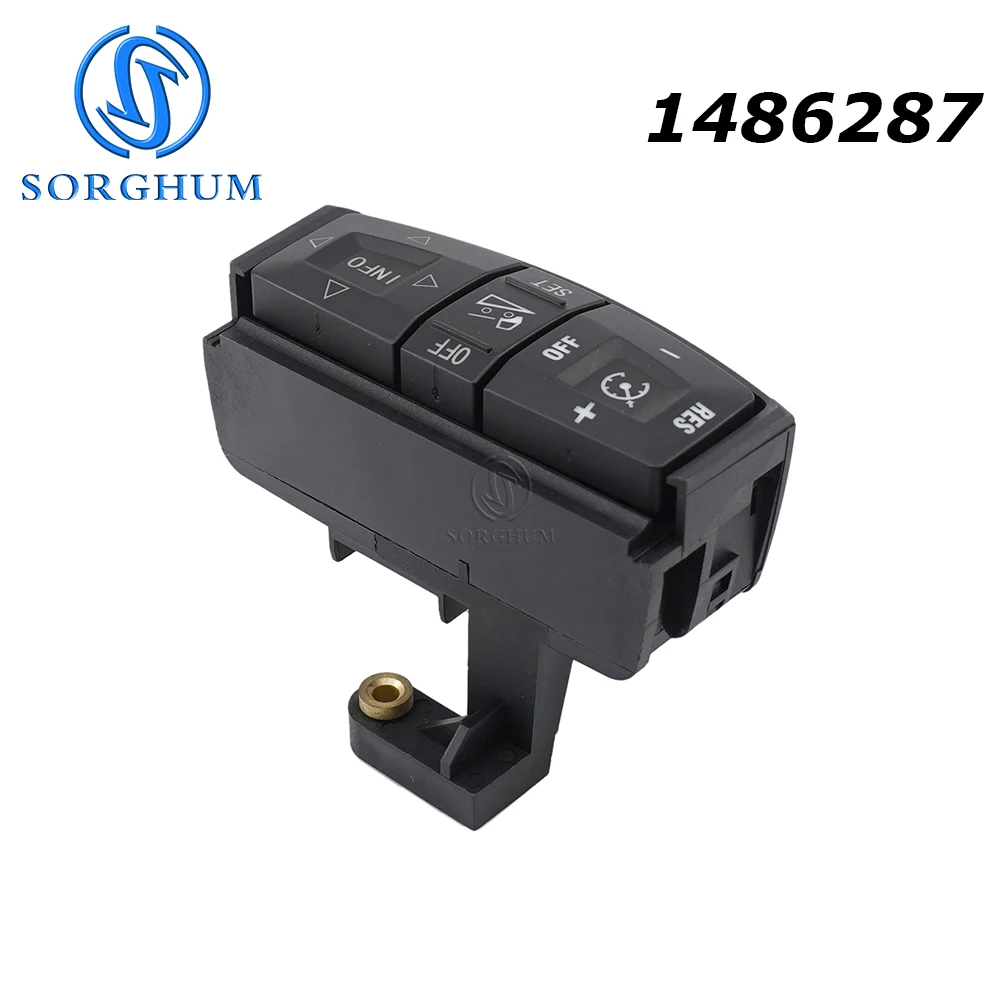 

SORGHUM 1486287 Truck Power Steering Wheel Knob Switch Multi-Control Panel For Scania P G R T F K N Series Spare Part 1486287S51