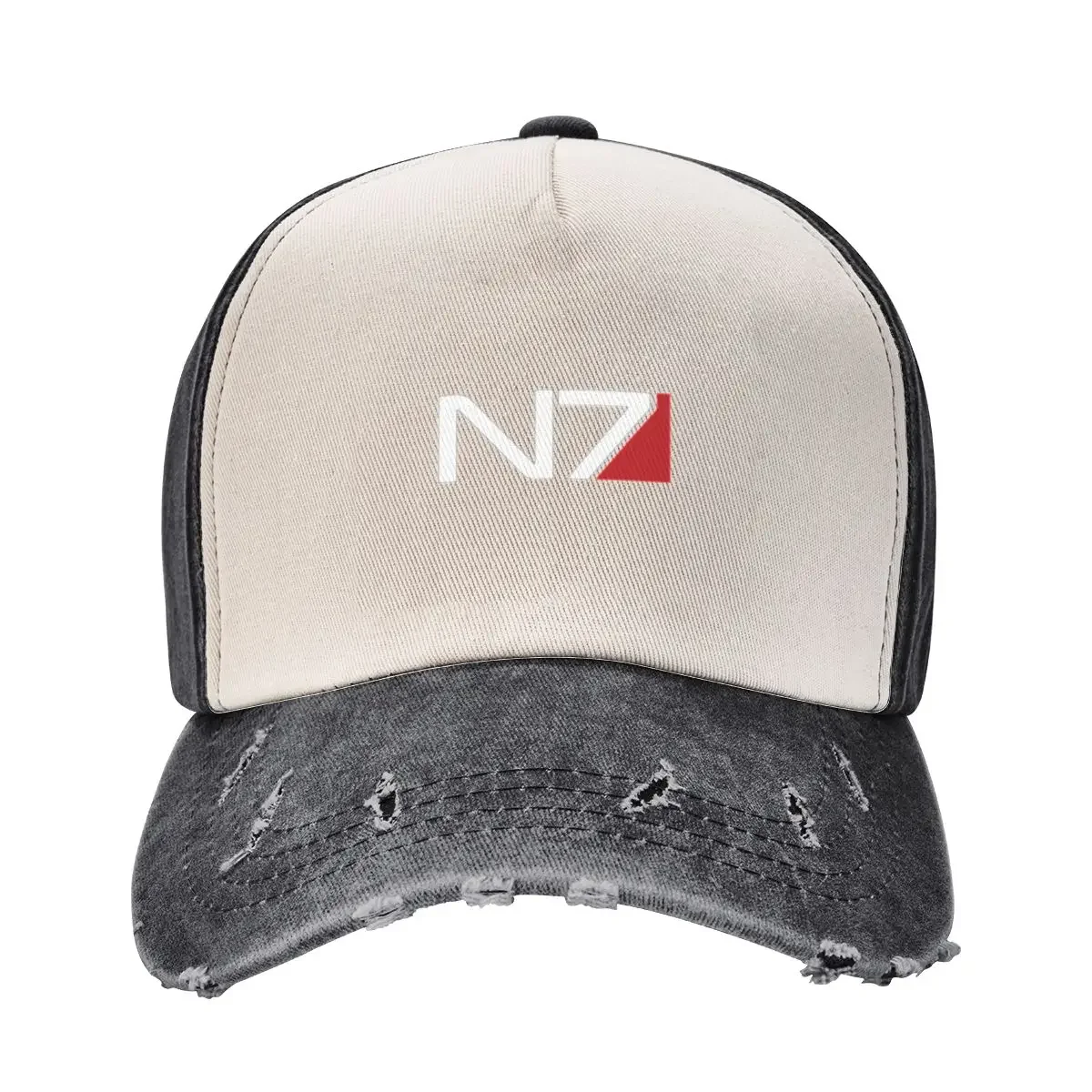 Mass Effect N7 Baseball Cap funny hat Anime Men Caps Women's