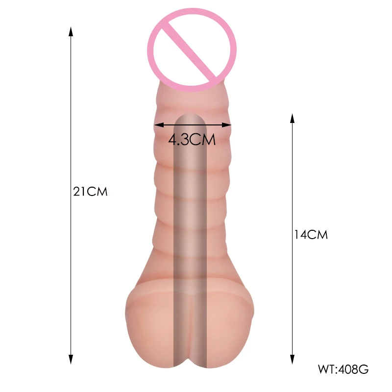 Verlengde Dildo Vibrator Penis Voor Mannen & Vrouwen Masturbatie Koppels Vergroten Dick Volwassen Erotische Goederen Seksproduct Sexy Speelgoed Sexshop