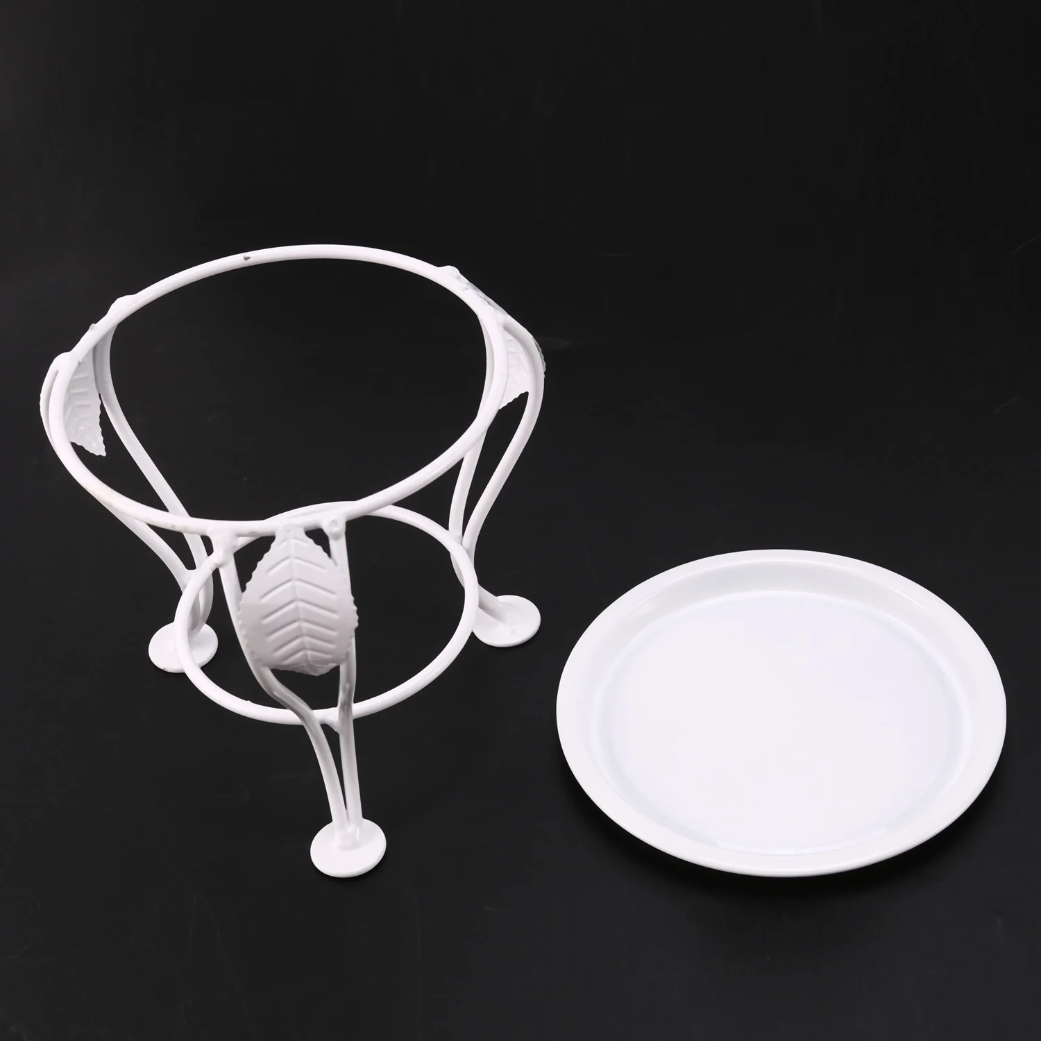 

A67P-Iron Small Pot Stand Flower Stand Plants Stand Outdoor Indoor Succulent Pot Holder For Bedroom Garden