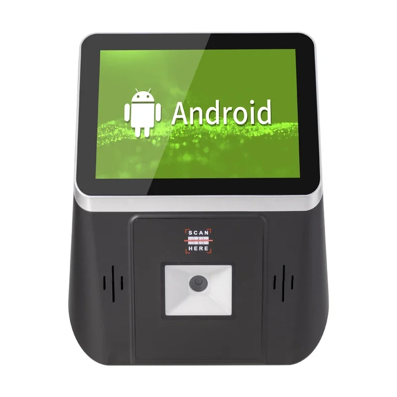 Android Intergrated 2D Scanner Price Checker with 8 inch display