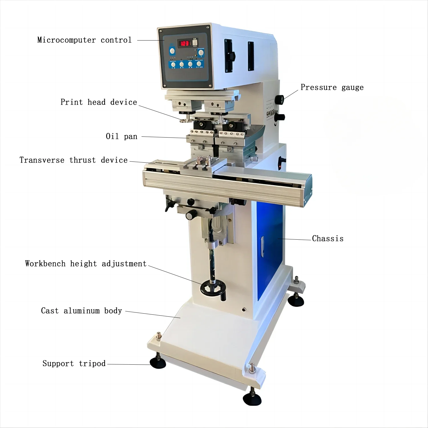 High Quality Semi-Automatic 2 Color Insole Pad Printer Machine With Shuttle Pad Printing Machine