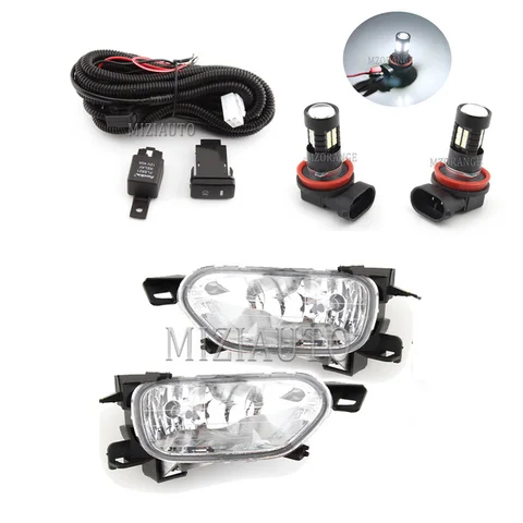 Светодиодные противотуманные фары в сборе для Honda CRV CR-V RD5 RD7 2002-2004 SUV противотуманные фары передние лампы с лампочкой противотуманные аксессуары