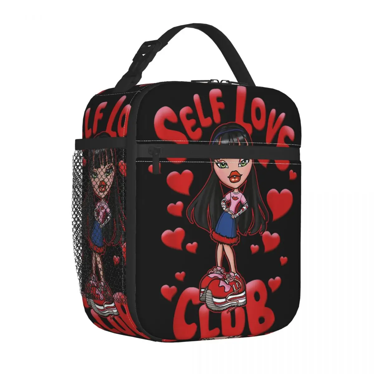 Bratz Jade Self Love Club Portrait Insulated Lunch Bag Thermal Bag Meal Container Tote Lunch Box Men Women School Outdoor