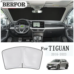 For Volkswagen VW Tiguan MK2 2016-2023 Nano-Insulat Windshield Sunshade Front Window Sun Shade Visor Car Interior Accessories