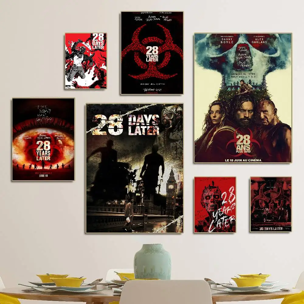 Movie 28 D-Days L-Later Vintage Posters Sticky Vintage Room Home Bar Cafe Decor Kawaii Room Decor