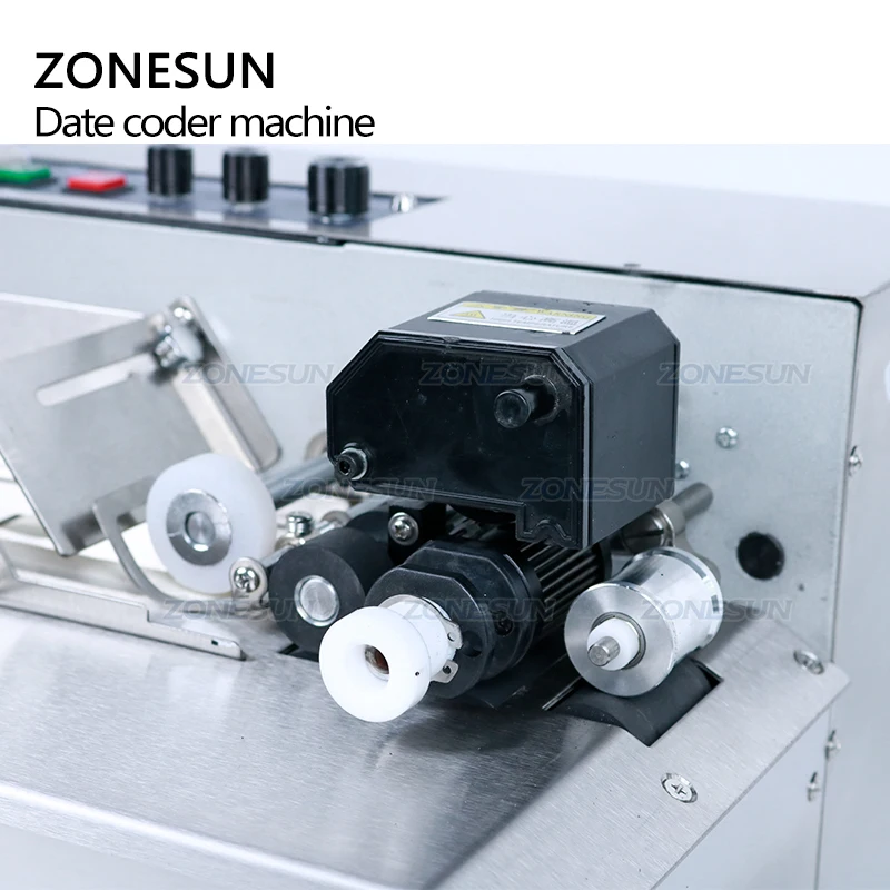 ZONESUN MY-380F Produce Solid Dry Ink Roll Coding Card Bag Date Printer Machine