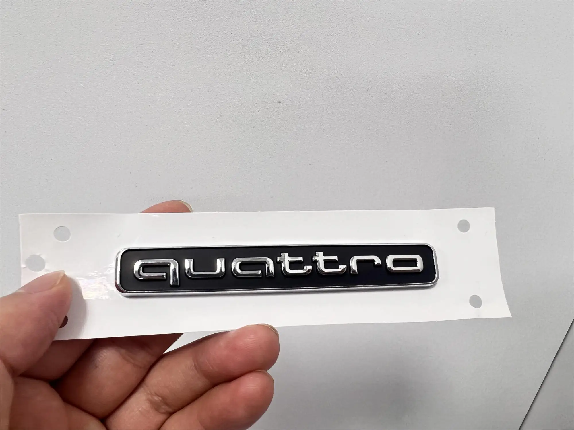 Logo 3D ABS Audi Sport Emblemat Naklejka Samochodowa Błotnik Klapa Bagażnika Odznaka Audi A3 A6 Q8 Q2 Q3 Q5 Q7 A4 Akcesoria Audi Sport