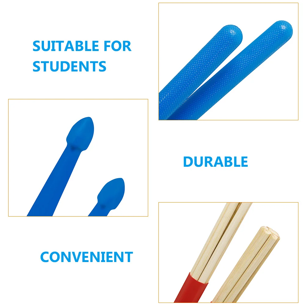 

1 Set Drum Brush Accessories Kit Wire Brushes Drumsticks Mallets Portable Wood Nylon Steel Performance Stick Set Bag Included