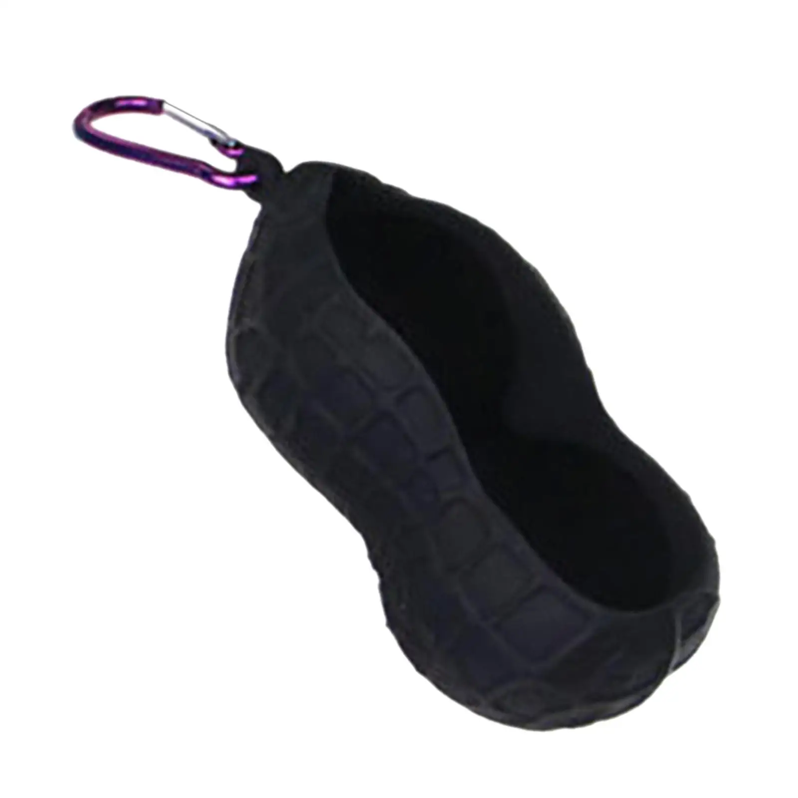 الإبداعية سيليكون كرة جولف حامل الفول السوداني شكل المحمولة ثقوب مزدوجة كيس مزموم خفيفة الوزن إكسسوارات الغولف لتدريب الغولف