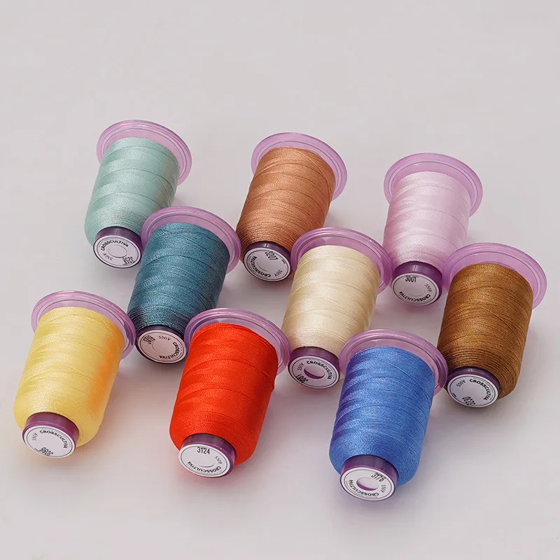 1 Pcs Ebroidery Thread Small Axis Machine Computer Embroidery Thread color 120D/2 polyester DIY Apparel Sewing Supplies