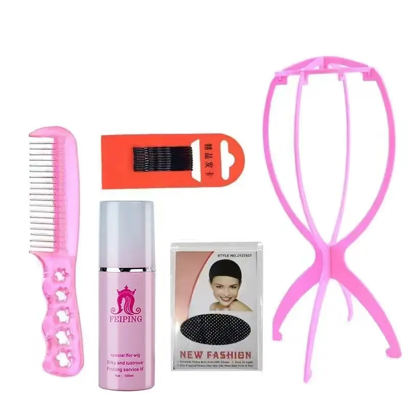 Parrucca cosplay anime - Versione per adulti e bambini, Capelli Anime Lolita, Capelli gemelli blu rosa, Fibra sintetica di alta qualità