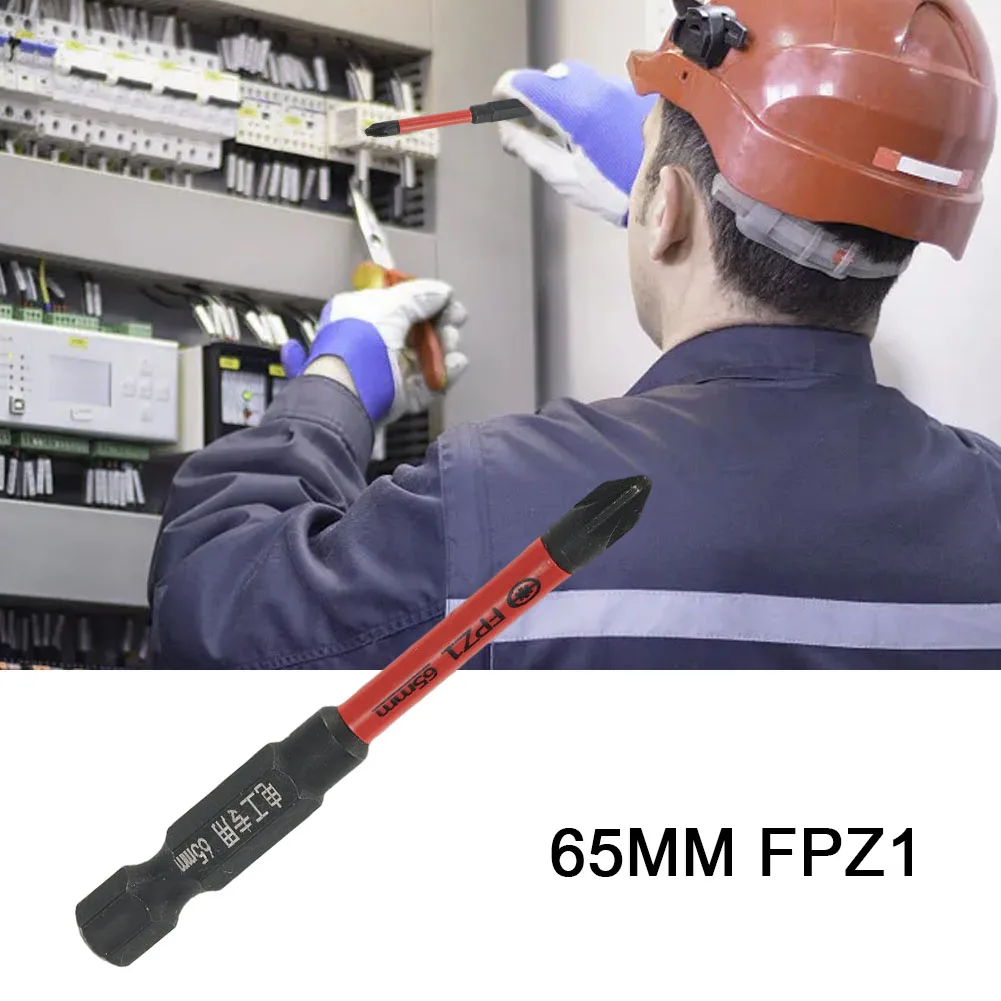 1pc Screwdriver Bit FPZ1 FPZ2 FPZ3 Alloy Steel Cross Screwdriver Bit For Electrician Special Magnetic Screwdriver Bit 65mm 110mm