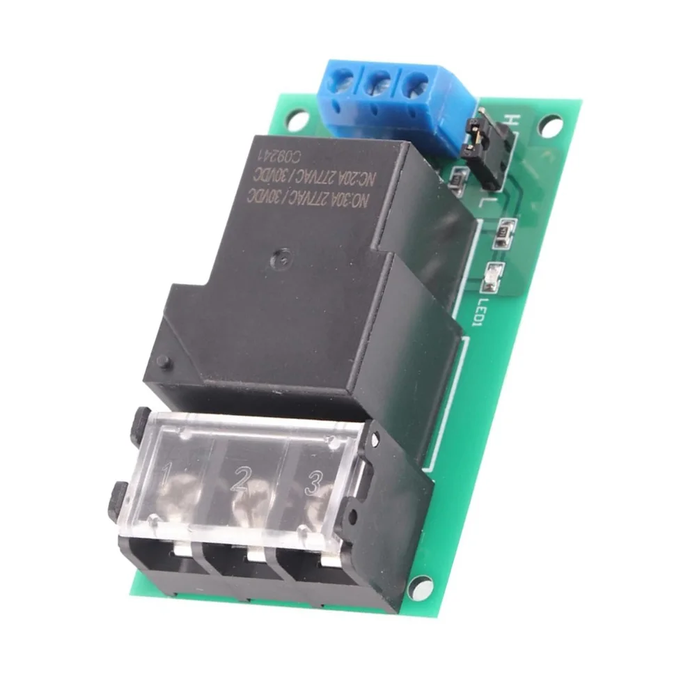 For Raspberry Pi High Low Trigger 5V 30A Relay Module For Smart Home 67 X 40 Mm 5V Relay Module For Automation