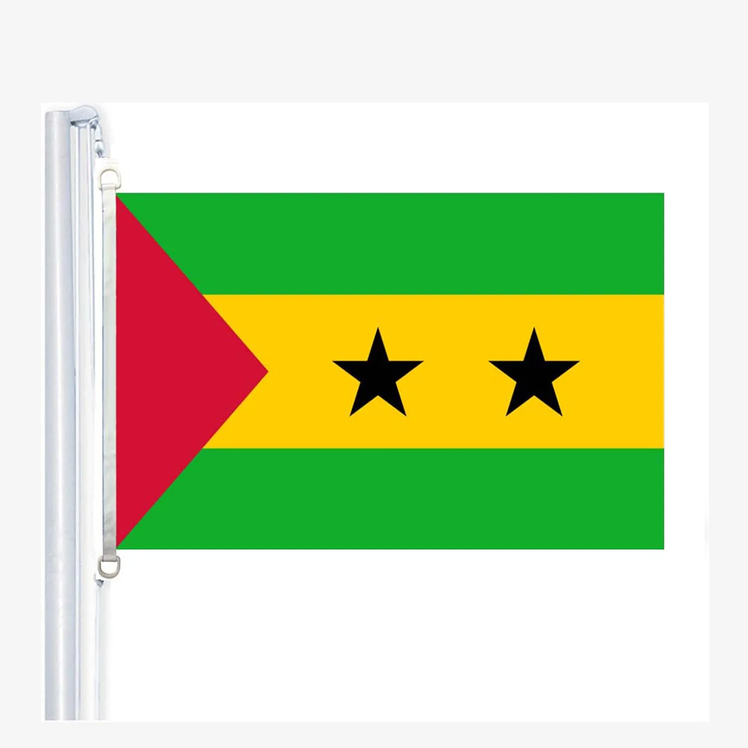 

Sao Tome and Principe flag,90*150CM ,100% polyester, banner,Digital Printing