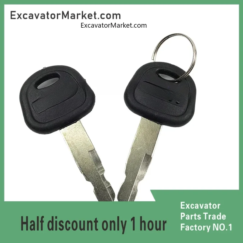 For Sany Sy Key Sy65/75/135/215/235/365 Ignition Key Start Side Door Lock Key Excavator Accessories High Quality