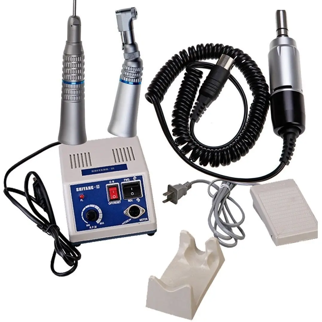 

Dental Lab Marathon Electric Micromotor N3 Polishing Kit+Low Speed Contra Angle Straight Handpiece M-III