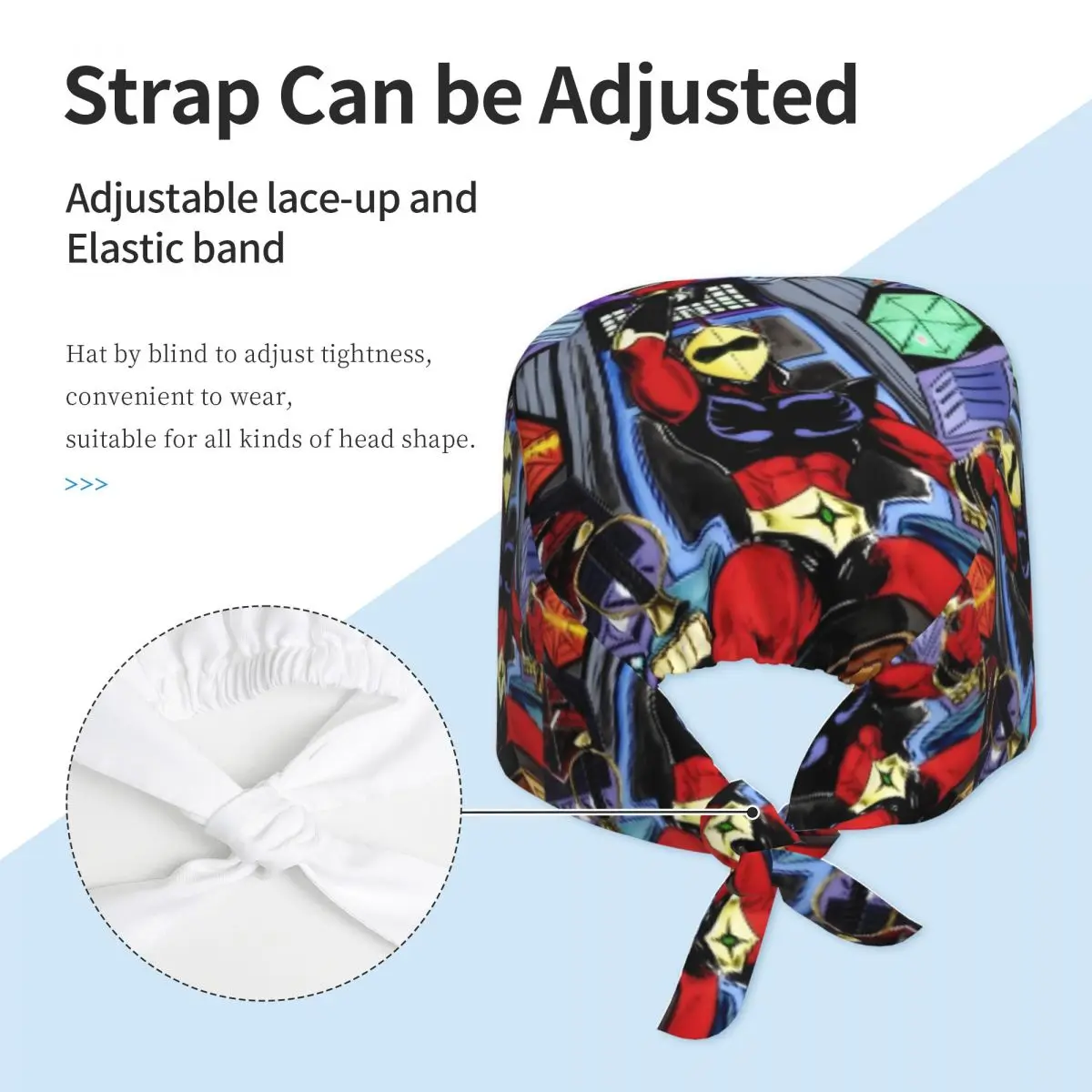 カスタム UFO ロボット G-Grendizeres マンガ医療スタッフスクラブ帽子女性男性アニメシェフ帽子スクラブキャップ