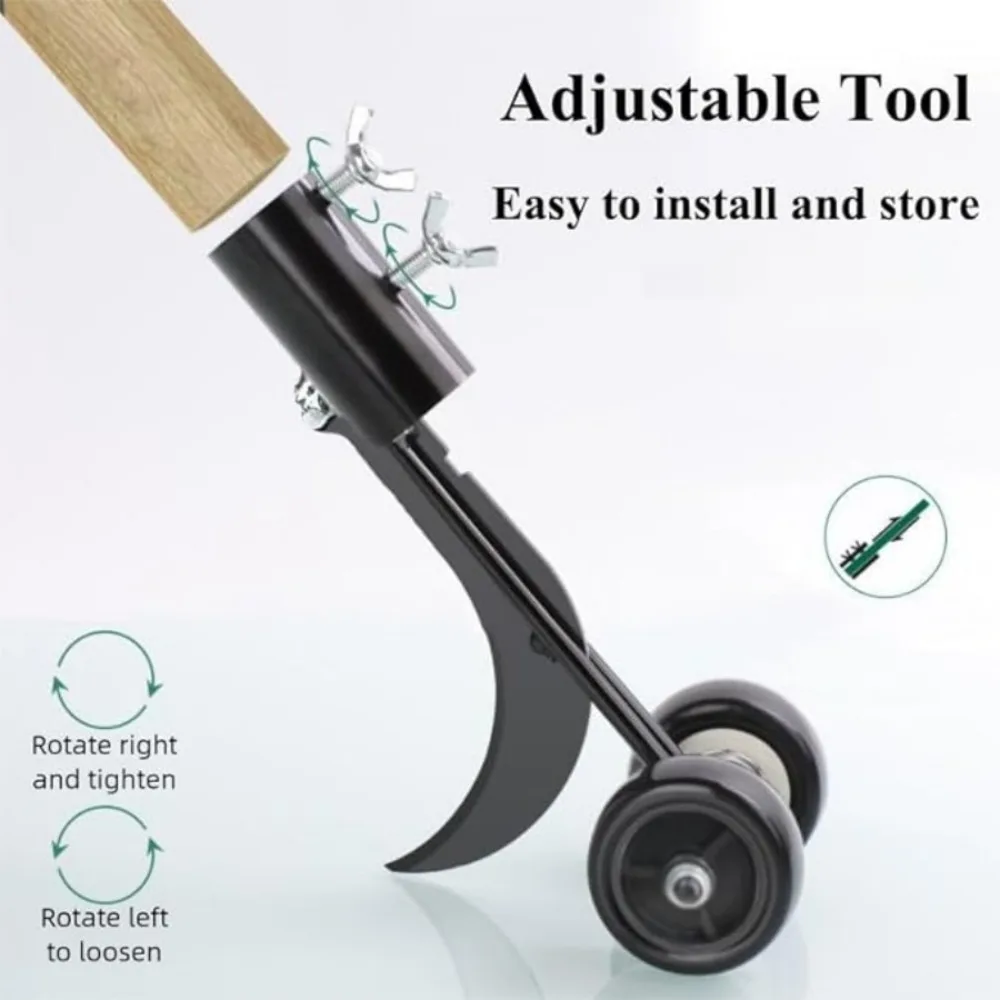 Roller Weeding Tool, Labor-saving Weeding Sickle, Suitable for Road Crevices and Gravel, Free-bending Garden Tool, Weed Removal