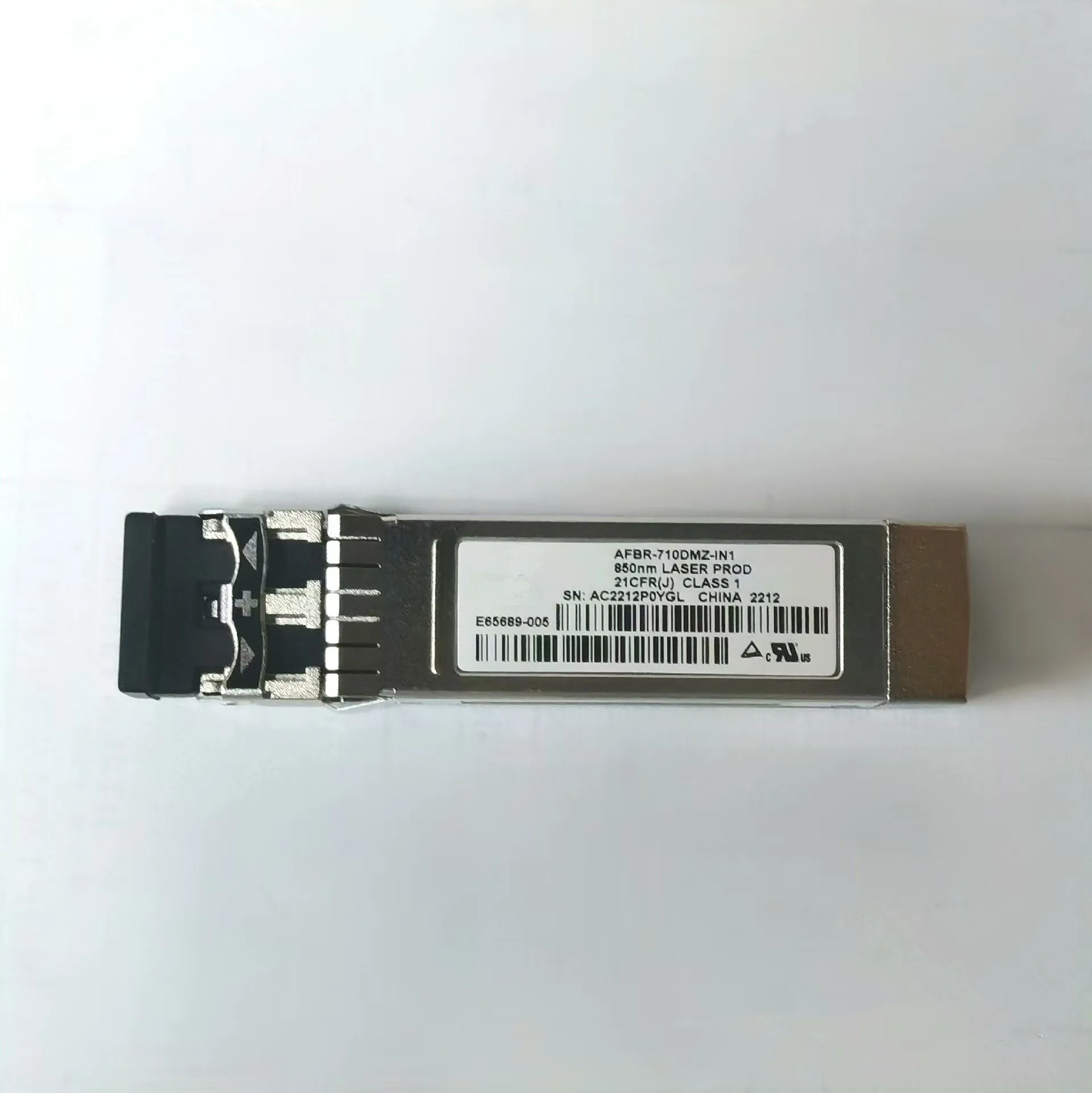 

Multimode 10G SR 850NM Transceiver/AFBR-710DMZ-IN1 E65689-005 I-NT-EL 10GB SFP Optical Transceiver