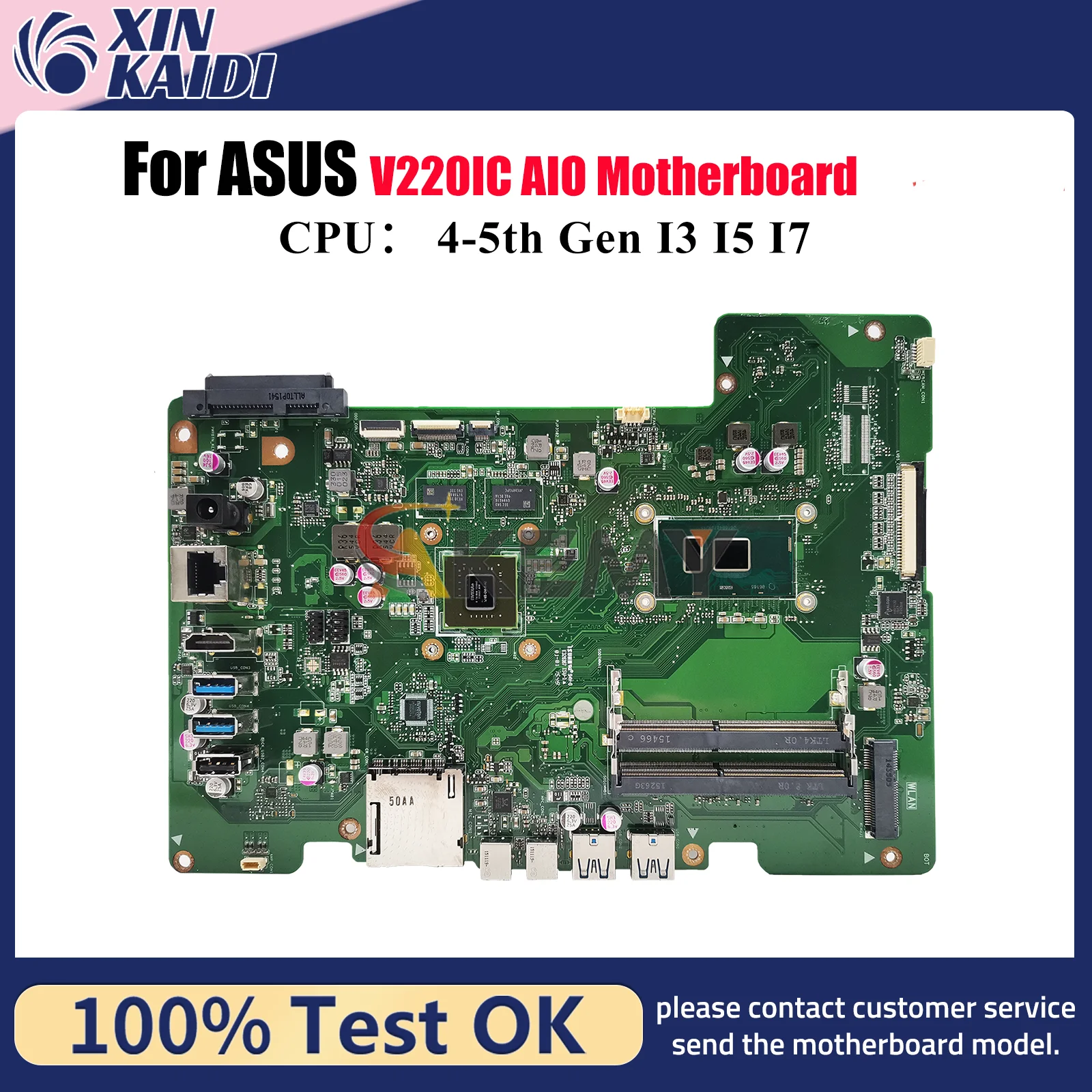 

Материнская плата V220IC для ASUS Vivo AiO V220IB V220IA V220IC V220I с процессором I3 I5 I7, 100% тестирование, ОК, быстрая доставка, stk