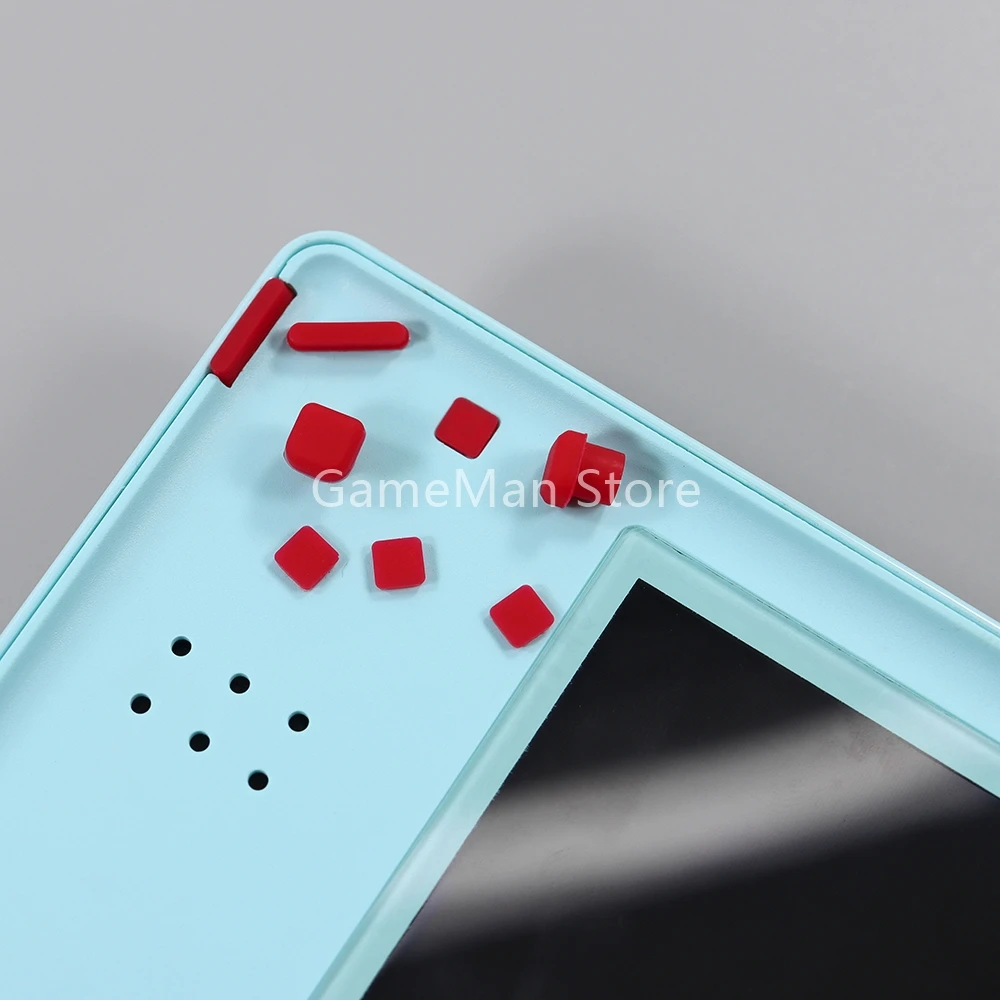 Tornillos de goma para consola DS Lite, cubierta de alta calidad para tornillos de pantalla LCD superior NDSL, 1 Juego