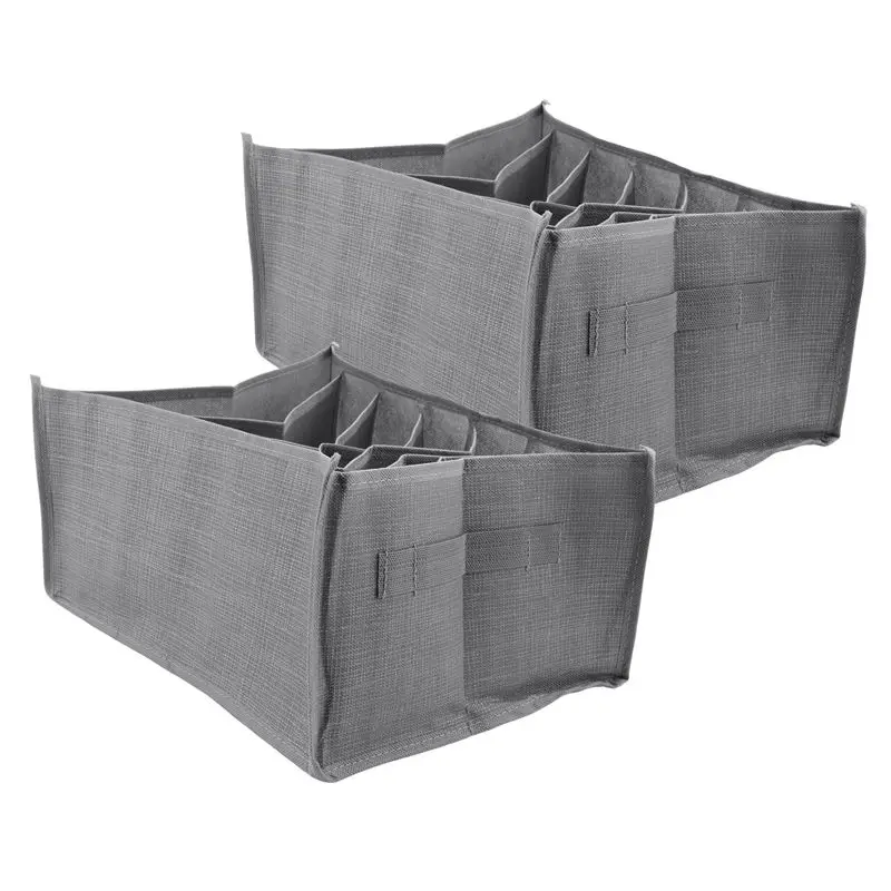 NEW HOT In Stock-Closet Drawer Organizer For T-Shirts Jeans Shirts Leggings Organizing System For Wardrobe Storage Box