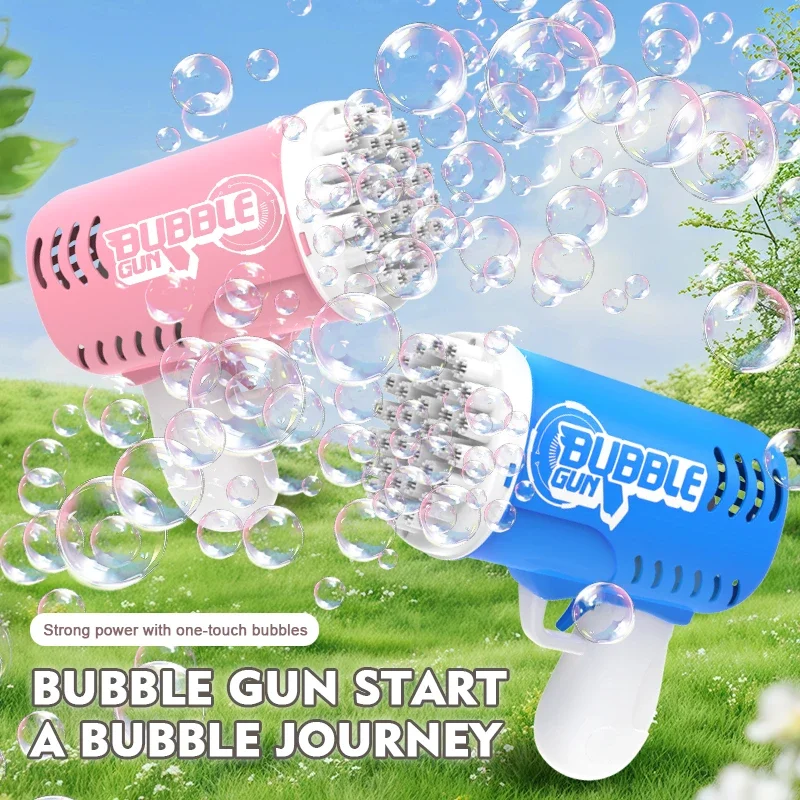 35-gaats handheld bubble gun elektrische bubble kinderen speelgoed verjaardagsfeestje bruiloft vakantie bubble gun zonder batterij bubble water