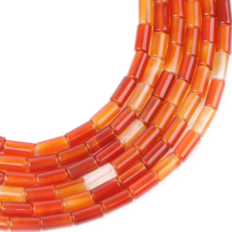 Column Tube Sardonyx Carnelian Beads Natural Stone Beads DIY loose Beads For Jewelry Making Beads Strand 15 Inches wholesale !