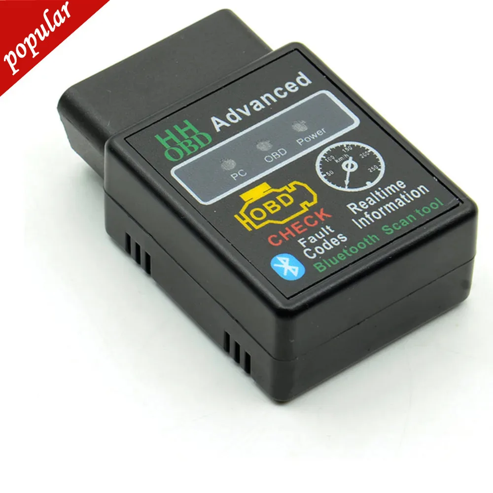 

HH OBD Mini ELM327 Bluetooth OBDII Auto Scanner Mini Elm327 Obd2 Car Diagnostic-tool ELM 327 Works On Android Torque Free Ship