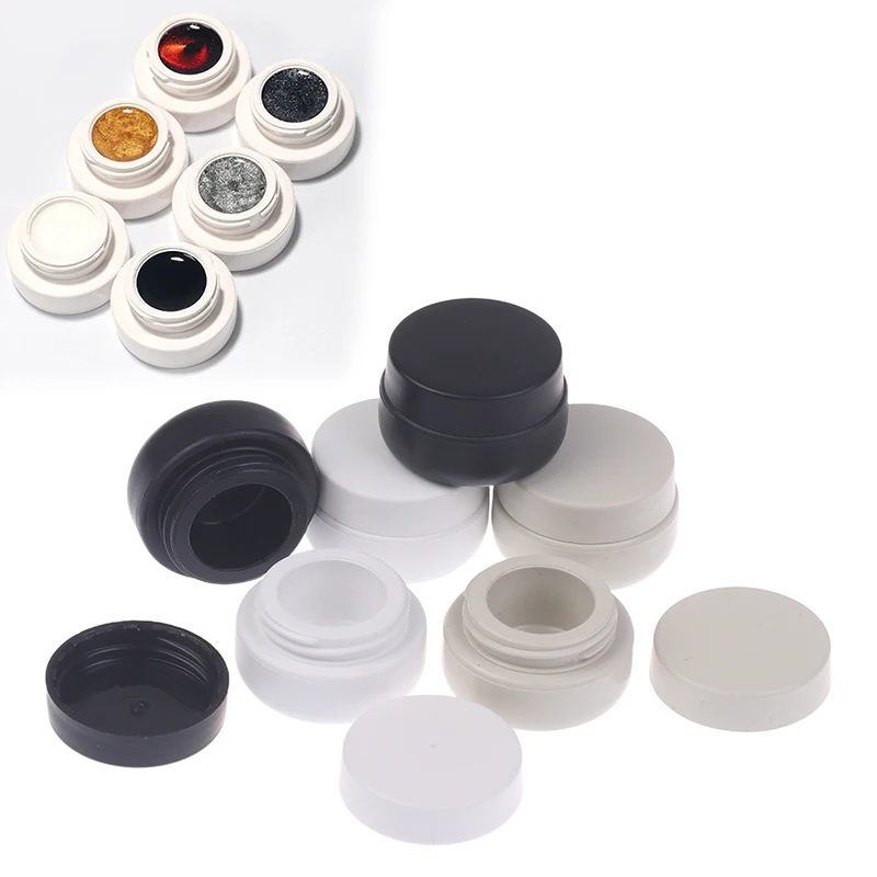 Pot de Gel pour éviter la lumière des ongles de 2 à 2.5ml, support de vernis à ongles, boîte d'emballage, organisateur de colle UV pour manucure, plastique Portable