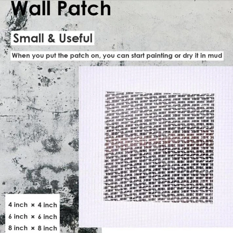 Home Wall Patch Adhesive Mesh Wall Quick Repair Aluminum Plate Repair Patch