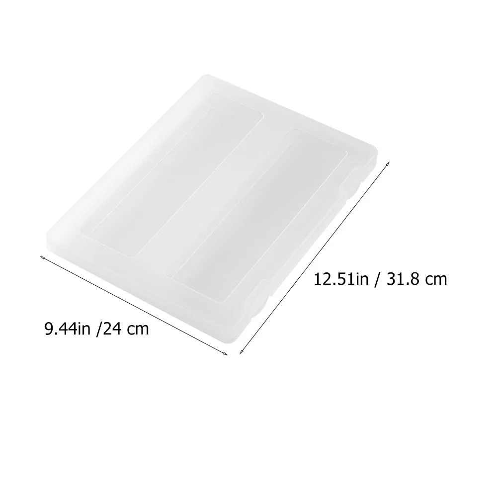 1 pz scatola di file trasparente organizzatore di documenti A4 materiale PP contenitore di archiviazione per ufficio a casa scatola di file A4 organizzatore di documenti