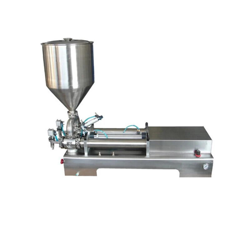 small piston pneumatic liquid filling machine for ointment / honey /oil /cream