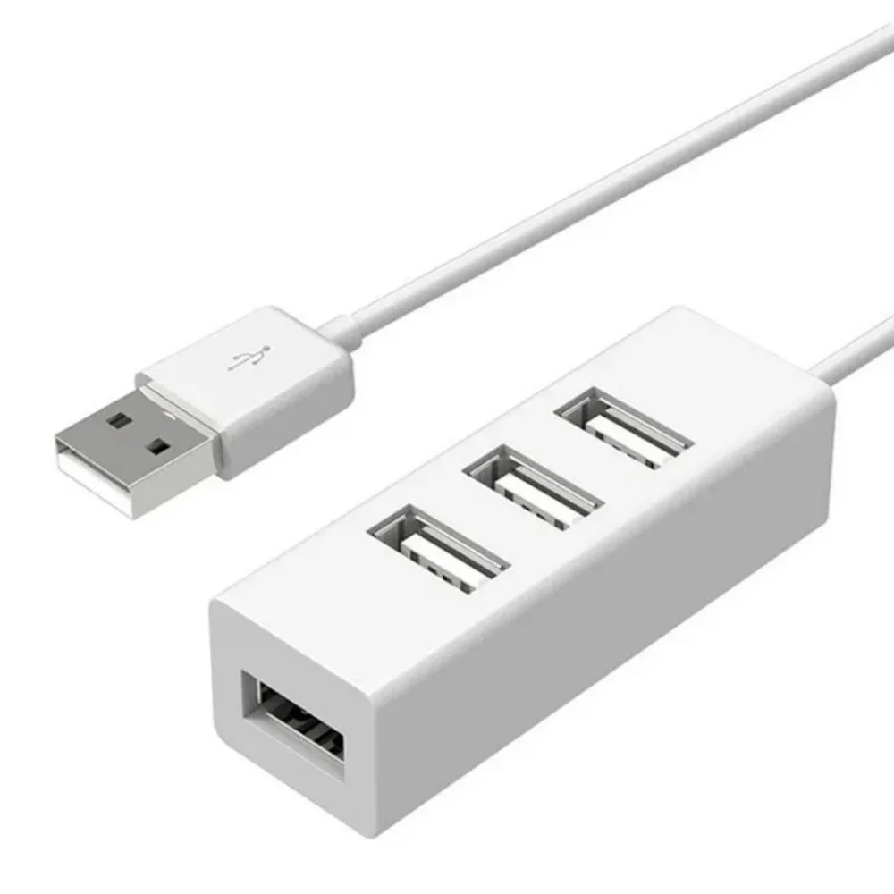 4-Port Mini USB2.0 Hub High Speed USB Splitter Adapter USB Port Expander Converter For PC Laptop All In One Computer Accessories