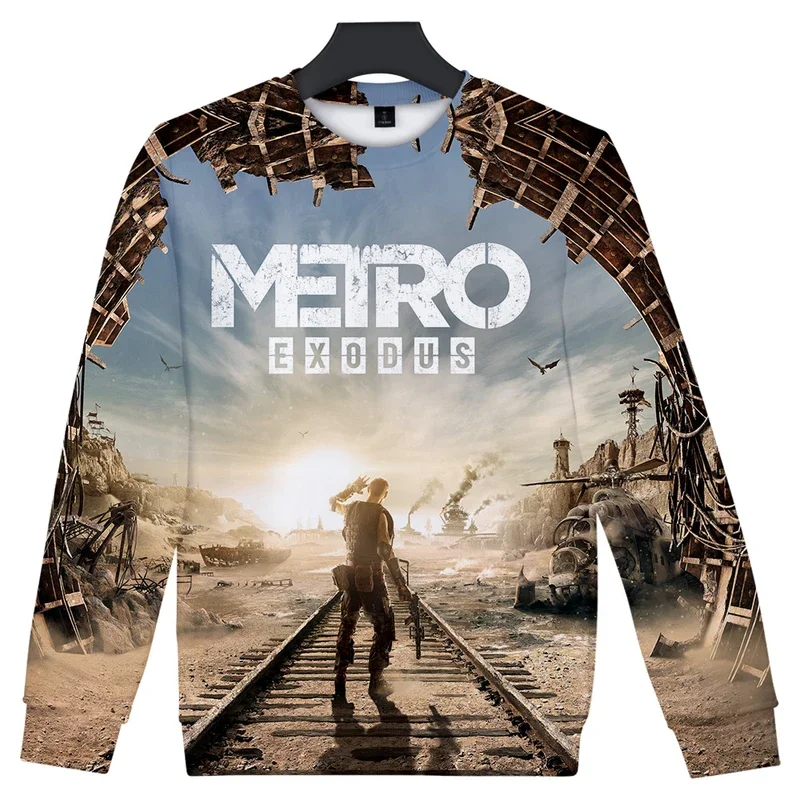 Metro Exodus Hoodies Men Women O Neck Sweatshirts Boys Girls Clothes Tops Hot Sale Harajuku Hip Hop Cool Casual High Quality