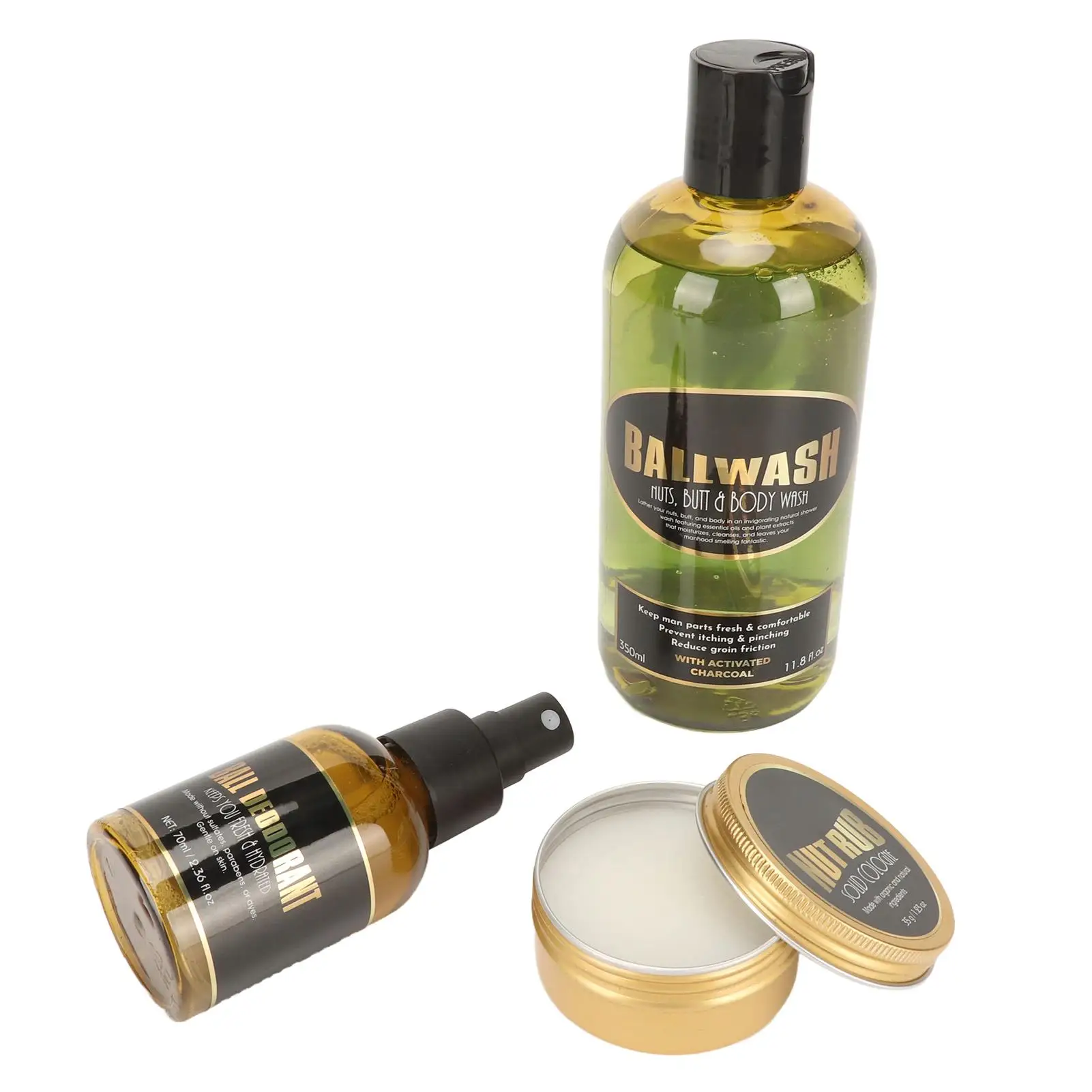 Men's Private Part Care Set: Intimate Cleaner & Moisturizer, Safe Ingredients, Gentle Foam, Odor Removal, For daily Use