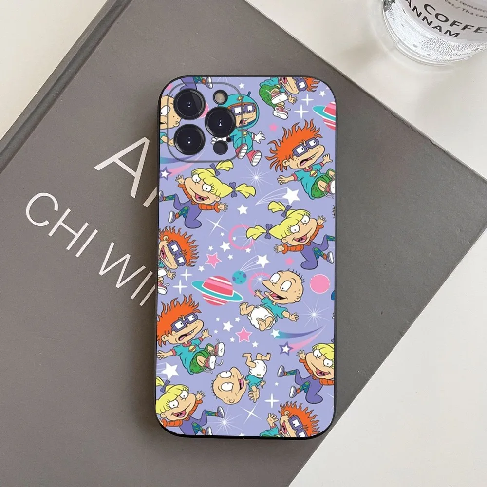 Cartoon-R-Rugrat-Anime Phone Case For iPhone 15 14 13 12 Mini 11 Pro XS Max X XR SE 6 7 8 Plus Soft Silicone Cover