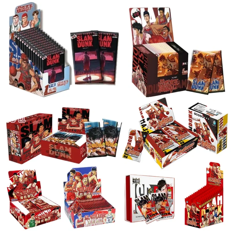 SLAM DUNK-Collection de cartes Flash pour enfants, Anime authentique, Rick Periphery, Super Rare Game, Loisirs pour enfants, Cadeau d'anniversaire, 2024