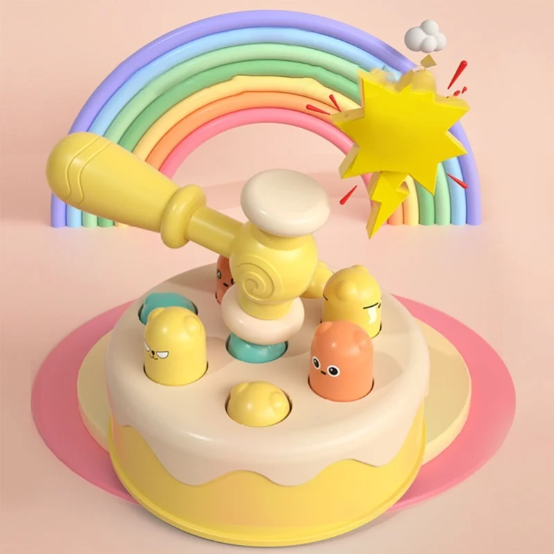 Beat A Mole-Juego de juguete, Mini juego de Arcade, juguetes interactivos para golpear para niños mayores de 3 años