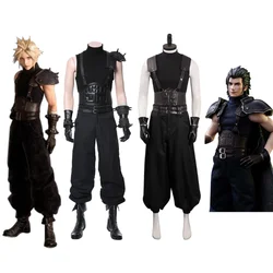 Fantasia Final Fantasy VII Cosplay Masculino, Roupa de Conflitos Nuvem Zack Clive Rosfield Fato disfarçado de Halloween Fantasia FF7