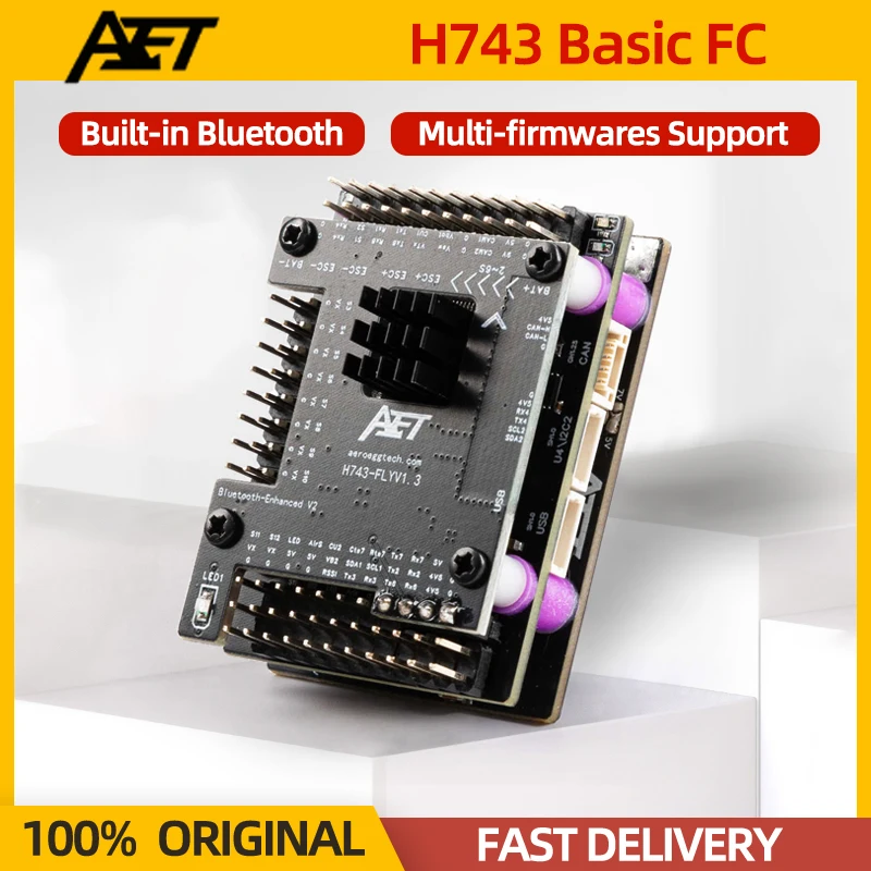 

Контроллер полета Aet H743 H743-базовая поддержка Ardupilot Inav Px4 (измеритель скорости воздуха опционально) для радиоуправляемого самолета с фиксированным крылом