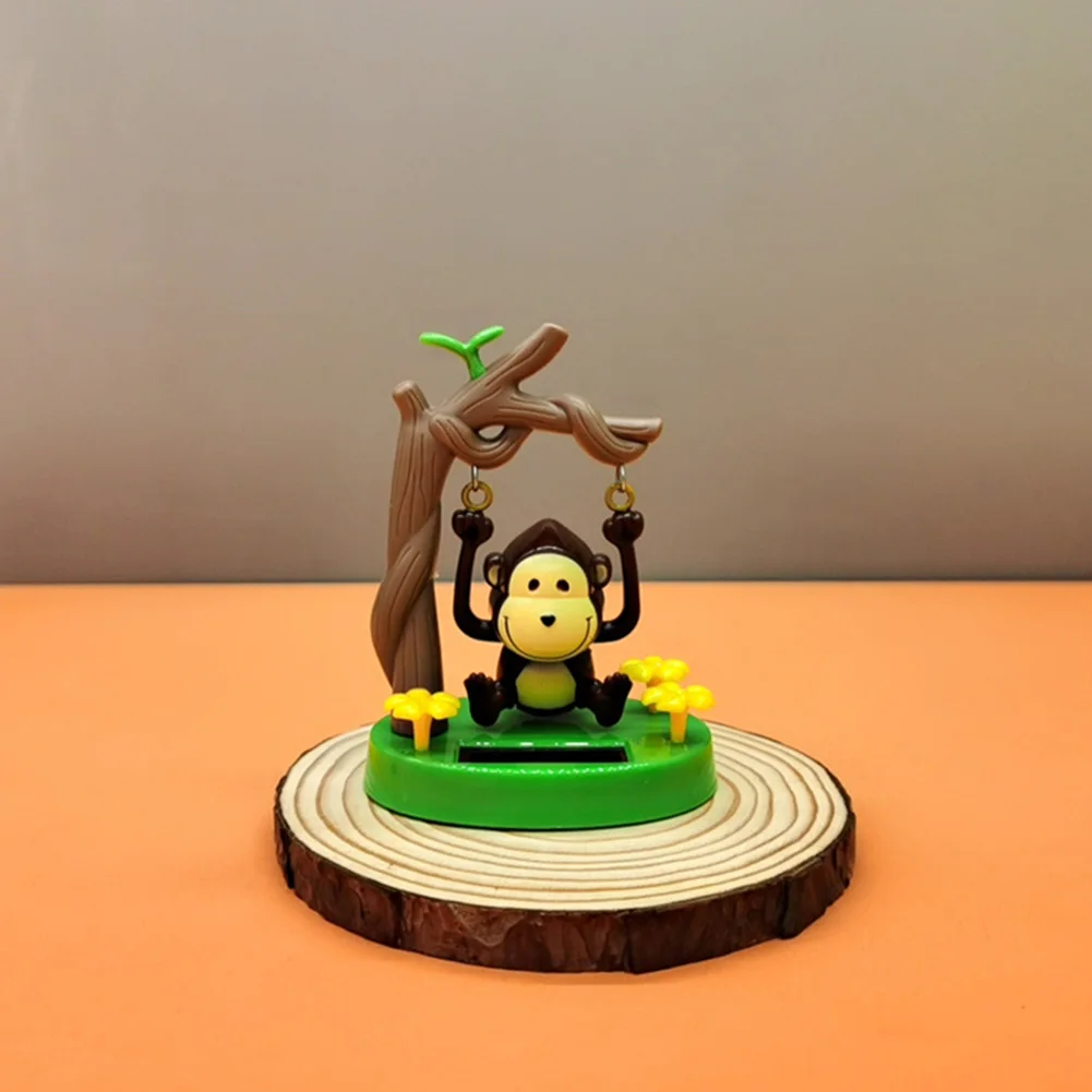 Zabawka Słoń Tańczący na Słońcu, Zasilana Energią Słoneczną, Huśtający Się Słoń, Urocze Zwierzątko, Ozdoba na Biurko, Kreskówka do Dekoracji Wnętrza Samochodu